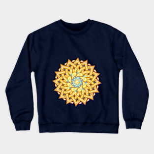 Mandala with ethnic Indian motifs Crewneck Sweatshirt